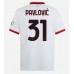 Maillot de foot AC Milan Strahinja Pavlovic #31 Extérieur vêtements 2024-25 Manches Courtes